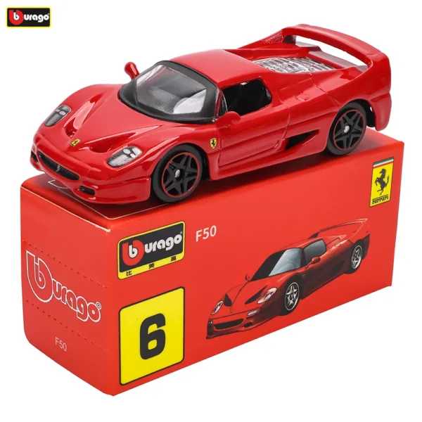 1:64 Scale Bburago Ferrari LaFerrari Model Car - Image 10