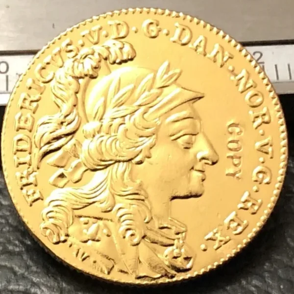 22K Gold Plated Replica 12 Mark Coin - Image 3