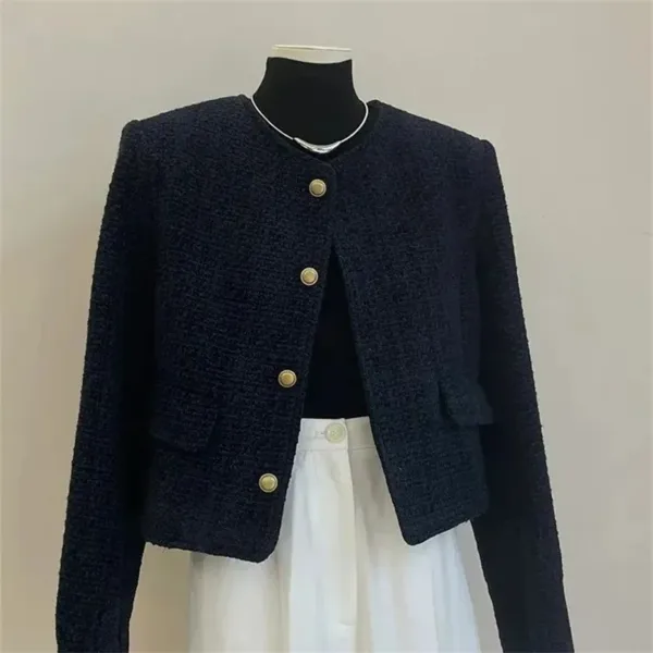 Wool Blend Casual Jacket for Women - Image 7