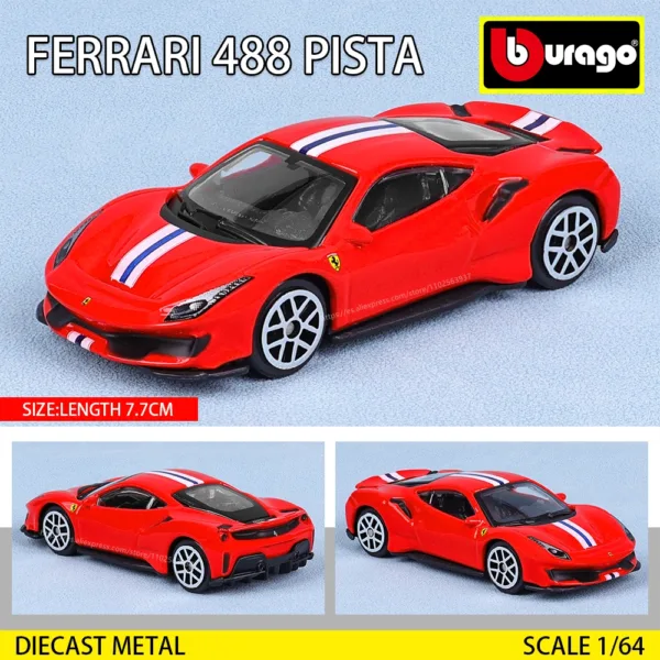 Bburago 1:64 Scale Ferrari Diecast Model Car - Image 18