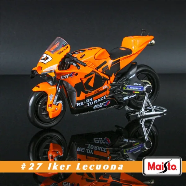 Maisto 1:18 Yamaha Factory Racing Motorcycle Model - Image 13