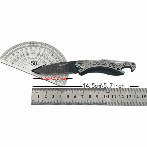 Folding Stainless Steel Knife for Camping - Image 2