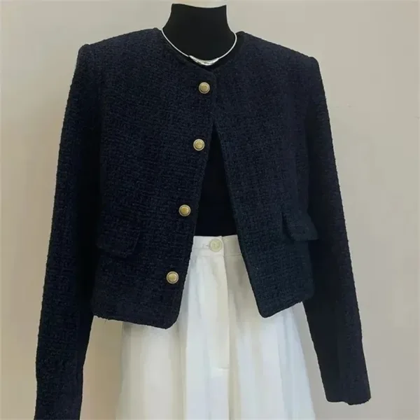 Wool Blend Casual Jacket for Women - Image 3