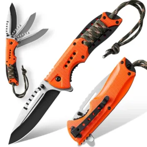 EDC Folding Knife with Ergonomic Grip