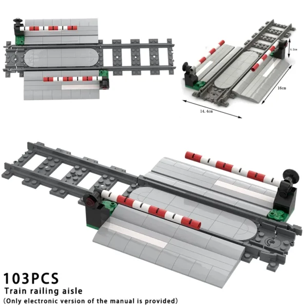 Creative City Train Building Blocks Set - Image 15