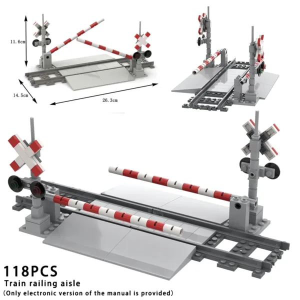 Creative City Train Building Blocks Set - Image 7