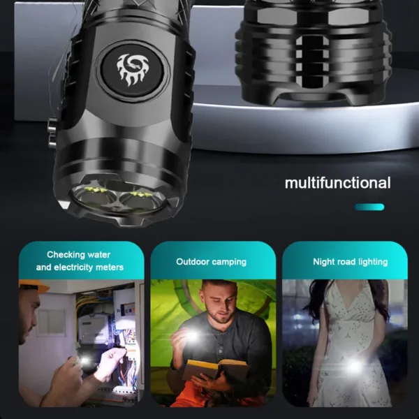 20W High Power LED Tactical Flashlight - Image 4