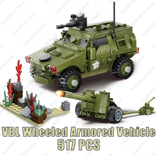 Military Boxer XM808 Building Block Set - Image 29