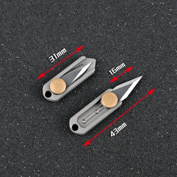 Titanium Alloy Folding Knife with D2 Blade - Image 10
