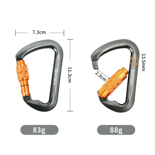 30kN Aluminum Alloy Climbing Carabiner Hook - Image 5