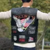 Punk Style Men’s Leather Motorcycle Vest