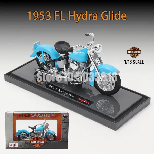 Maisto 1:18 Harley-Davidson Motorcycle Model - Image 10