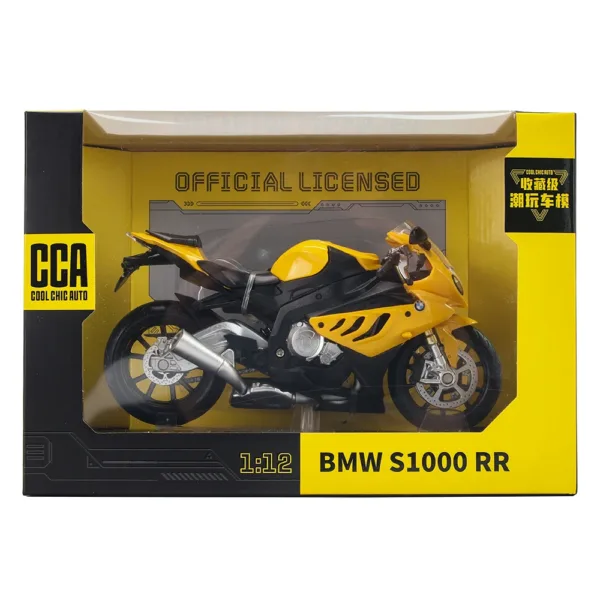 1:12 BMW S1000 RR Diecast Motorcycle Model - Image 6