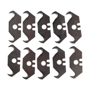 10-Pack Heavy Duty Steel Hook Blades
