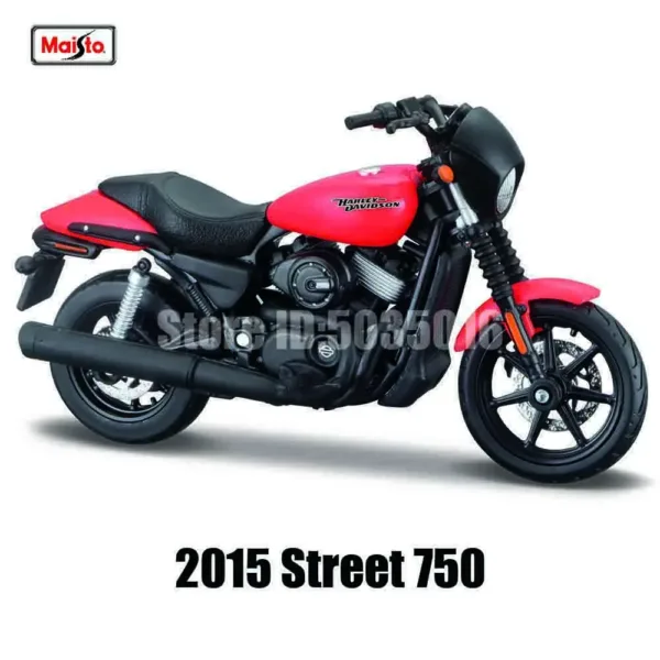 Maisto 1:18 Harley-Davidson Motorcycle Model - Image 9