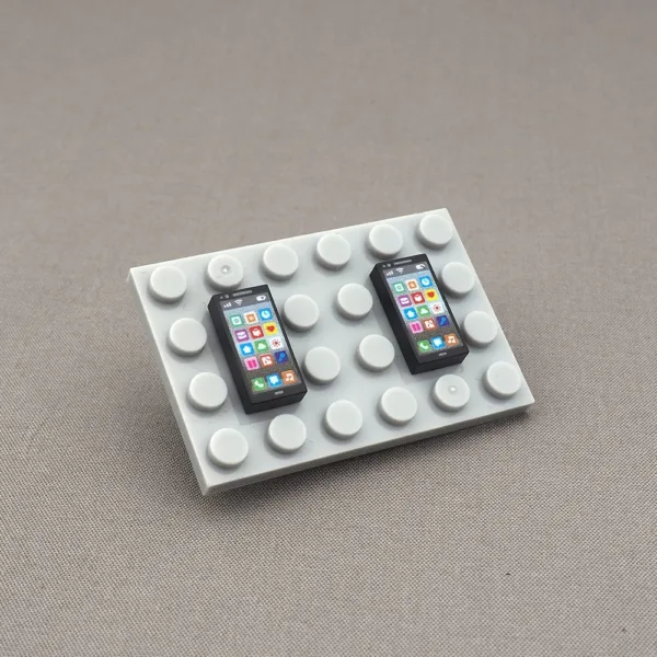 10PCS Modern Mobile Phone Building Blocks Set - Image 2