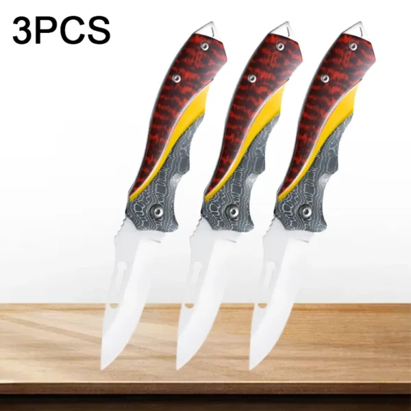 Folding Stainless Steel Fruit Knife Set - Image 8