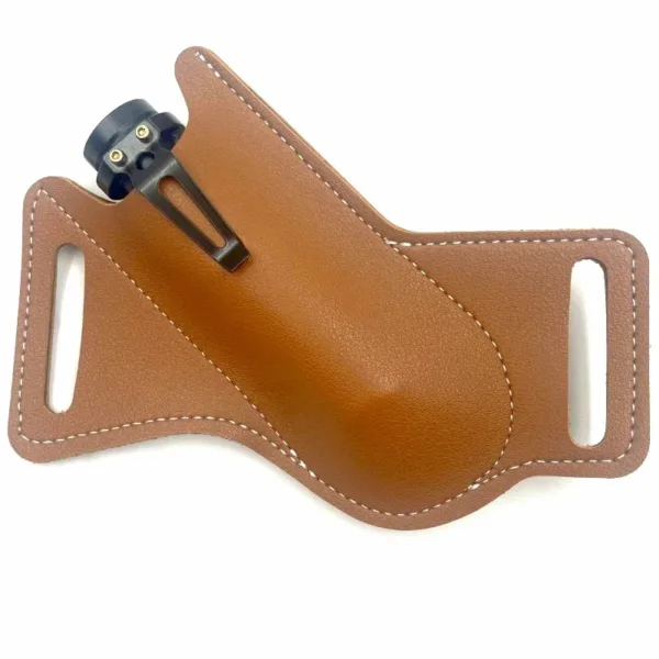 Leather Knife Sheath with Belt Clip - Image 6
