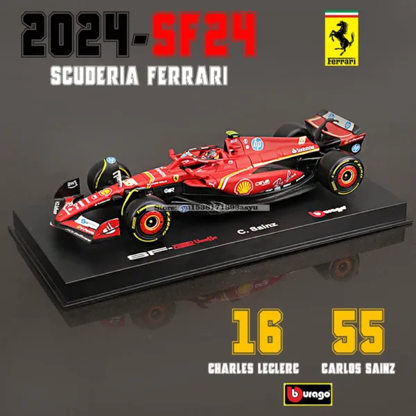 Bburago 1:43 Scale Ferrari SF24 Model Car