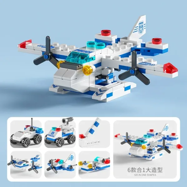 City Fire Car Building Blocks Set for Kids - Image 8