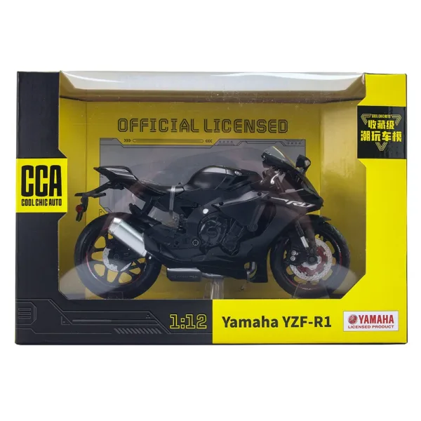 Yamaha YZF-R1 1:12 Diecast Motorcycle Model - Image 6