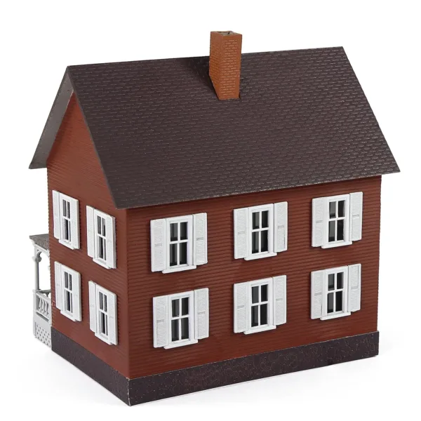 HO Scale Two-Story Farm House Model - Image 2