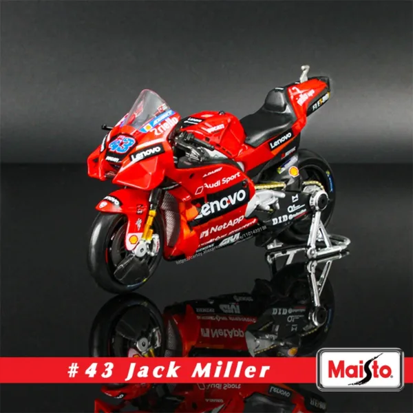 Maisto 1:18 Yamaha Factory Racing Motorcycle Model - Image 19