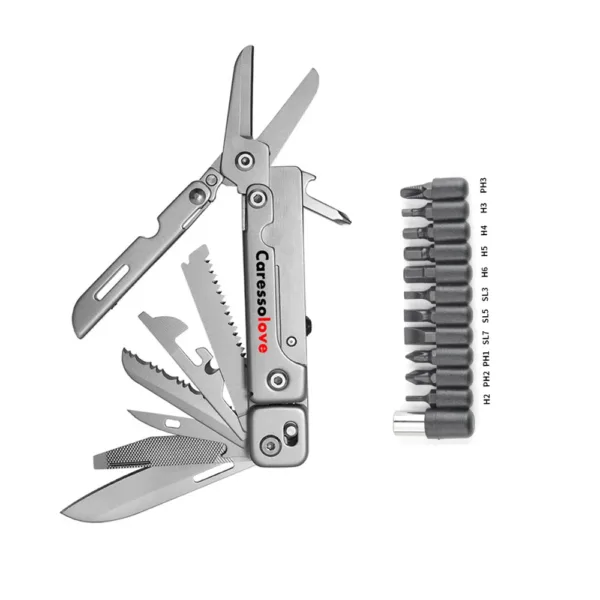 Multifunctional Folding Knife with Scissors - Image 7