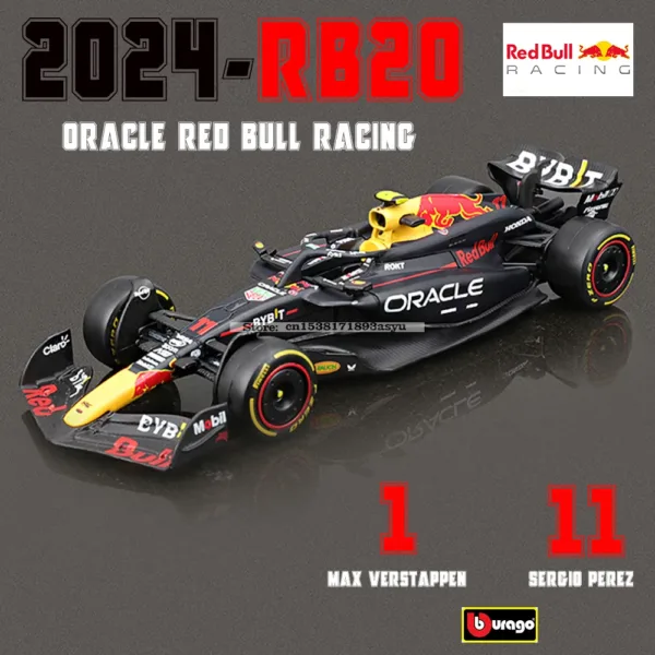 Bburago 1:43 Red Bull Racing Diecast Model