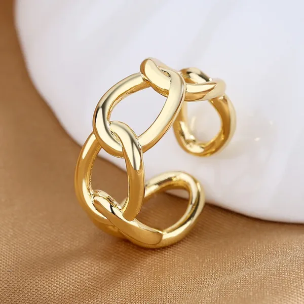 Trendy Women's Adjustable Geometric Ring - Image 16