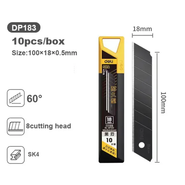 10-Pack SK5 Utility Knife Blades 9/18mm - Image 16