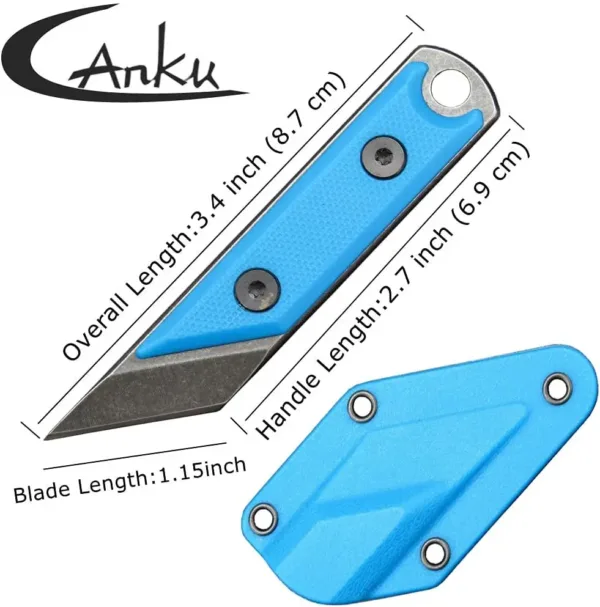 Eafengrow C1146 Fixed Blade Knife 440C G10 - Image 4