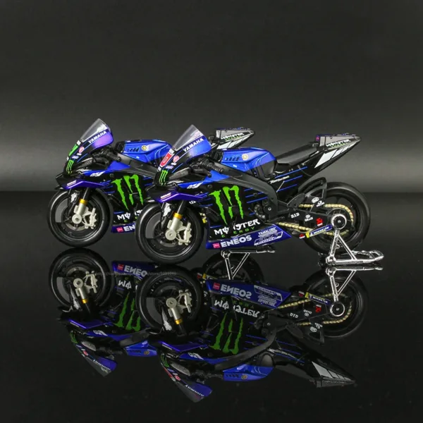 Maisto 1:18 Yamaha Factory Racing Motorcycle Model - Image 2