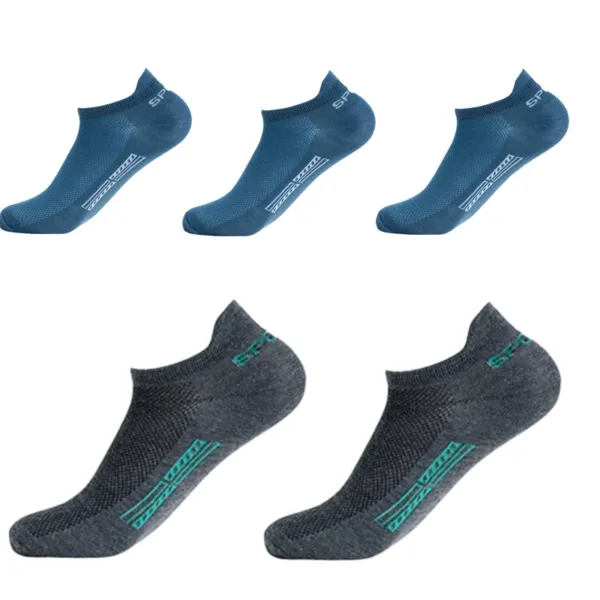 5 Pairs Men’s Ankle Socks for All Seasons - Image 19