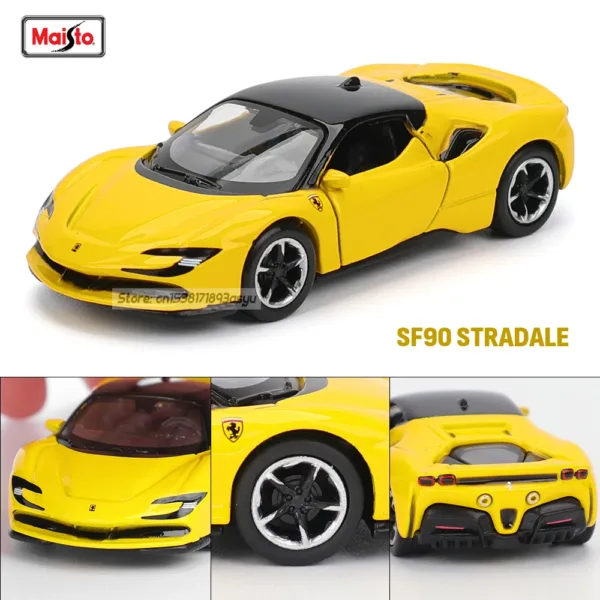 Maisto 1:64 Scale Ferrari SF90 Model Car - Image 4