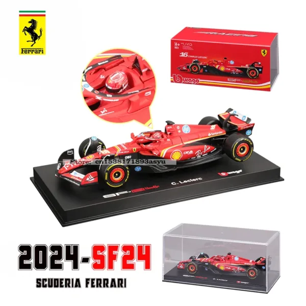 Bburago 1:43 Scale Ferrari SF24 Model Car - Image 2