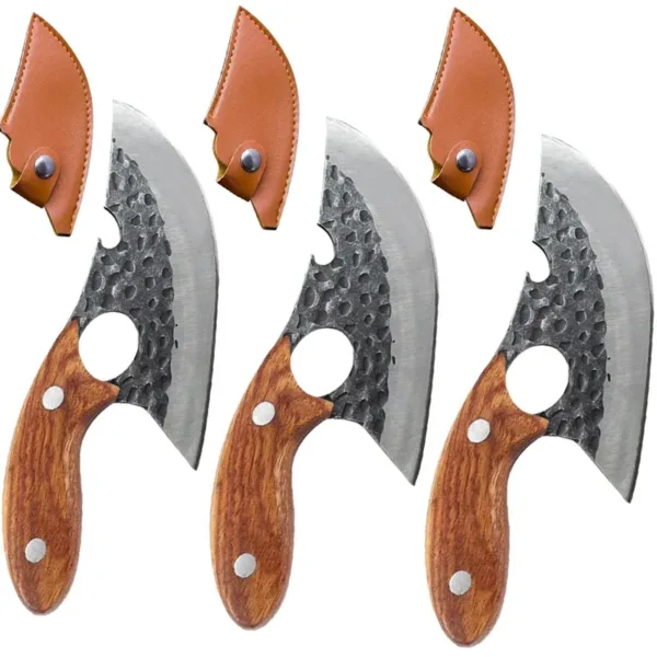 Precision Boning Knife with Wooden Handle - Image 7