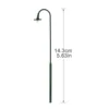 5pcs O Scale Green Post Lamps 12V Lights