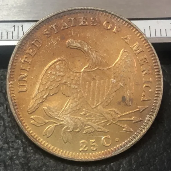 Antique Capped Bust Quarter Coin Replica - Image 2