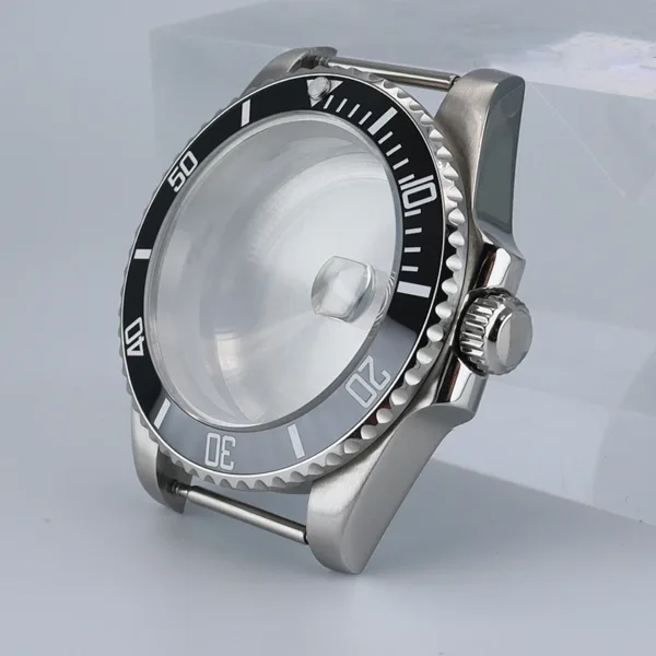 40mm Luxury Watch Case with Sapphire Glass - Image 3