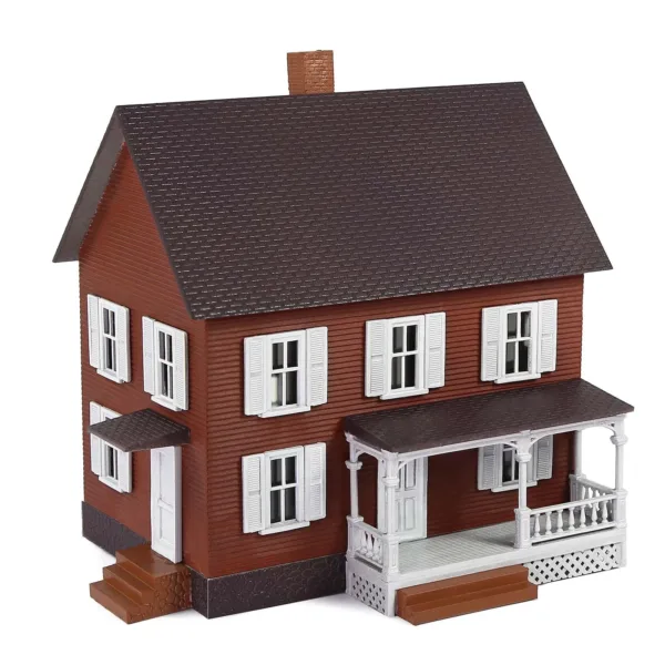 HO Scale Two-Story Farm House Model