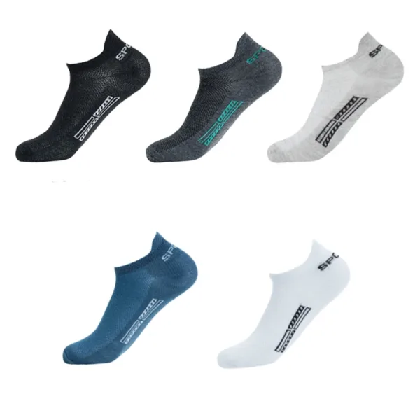 5 Pairs Men’s Ankle Socks for All Seasons - Image 5