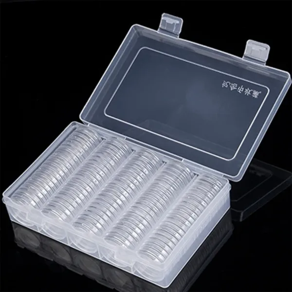 100Pcs Coin Capsules for 27mm 30mm Coins - Image 4