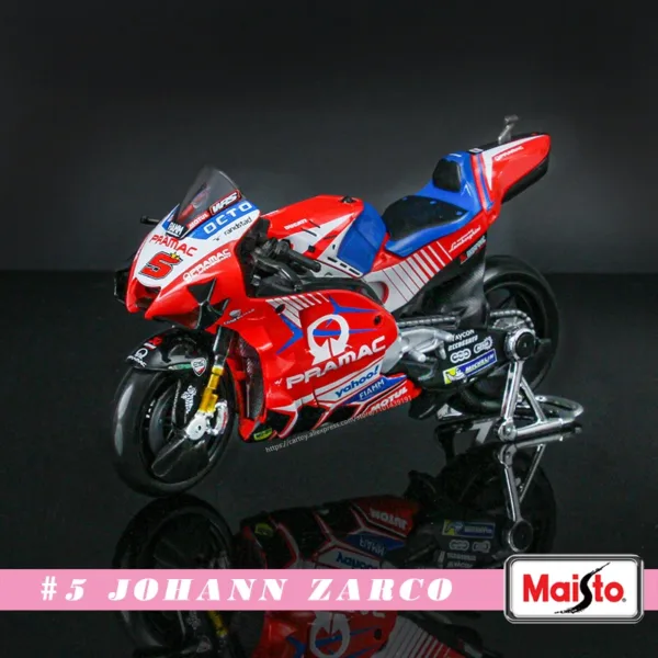 Maisto 1:18 Yamaha Factory Racing Motorcycle Model - Image 10