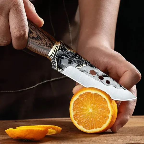 Handmade Stainless Steel Boning Cleaver Knife - Image 4