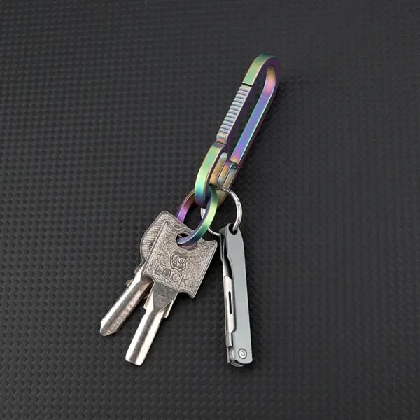 Mini Titanium Alloy Folding Knife with Blade - Image 6