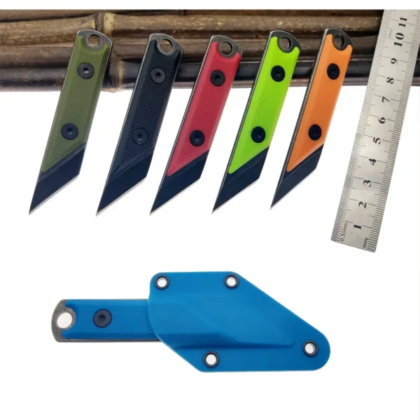 Compact 440C Steel Mini Fixed Blade Knife - Image 6
