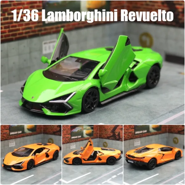 1:36 Lamborghini Revuelto Diecast Model Car - Image 2