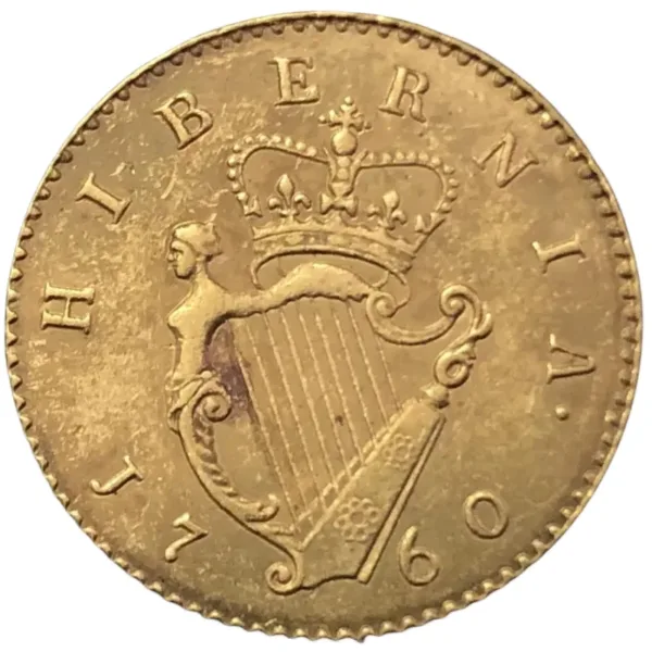 1760 Ireland George II Farthing Replica Coin