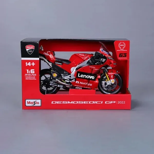 Maisto 1:6 Ducati Lenovo Team Model #63 Diecast